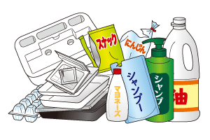 容器包装プラスチックの具体例