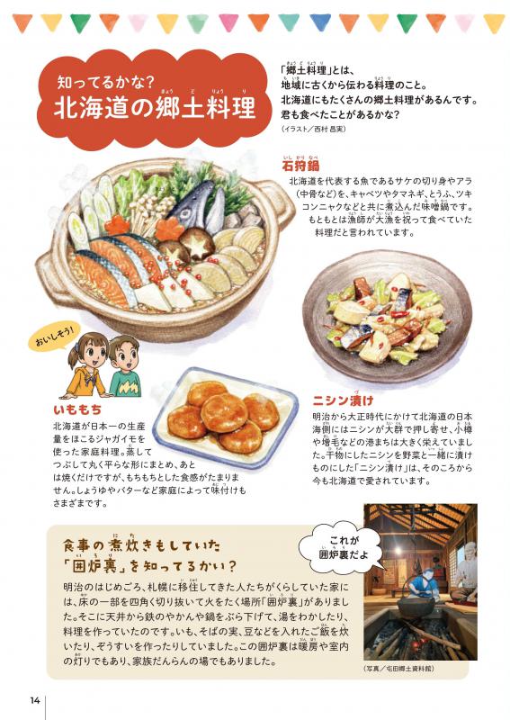 小学生向けパンフレット_料理