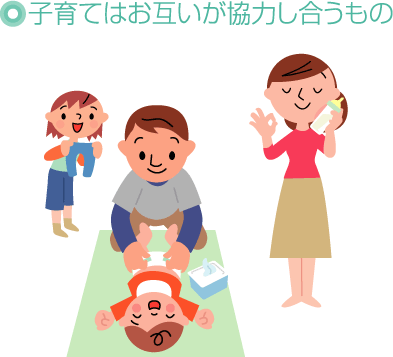 子育てはお互いが協力し合うもの