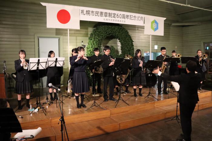 式典の様子