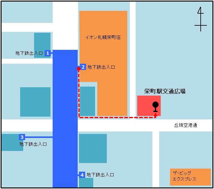 栄町周辺地図