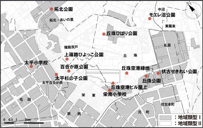 R7年度騒音調査個所図