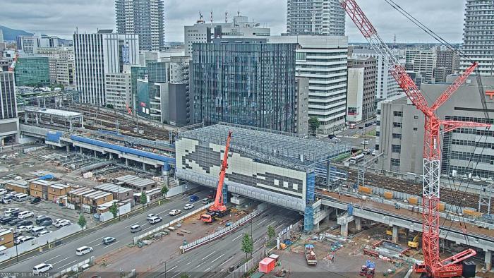 【札幌駅近辺】施工状況(令和8年(2026年)7月)