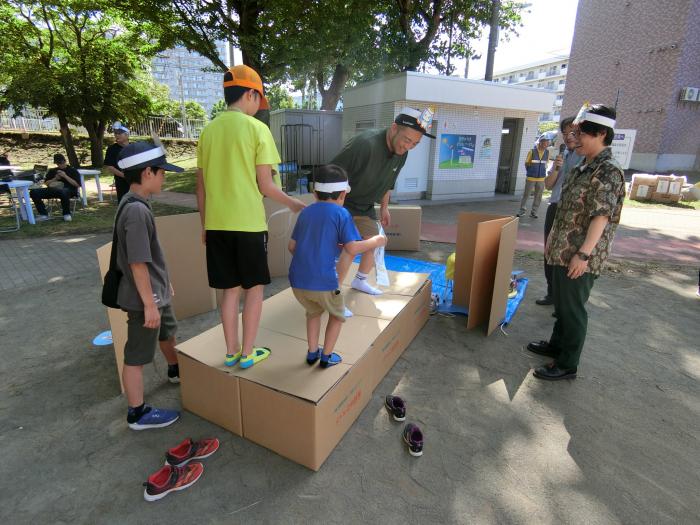 中の島町内会連合会1区夏祭り様子2