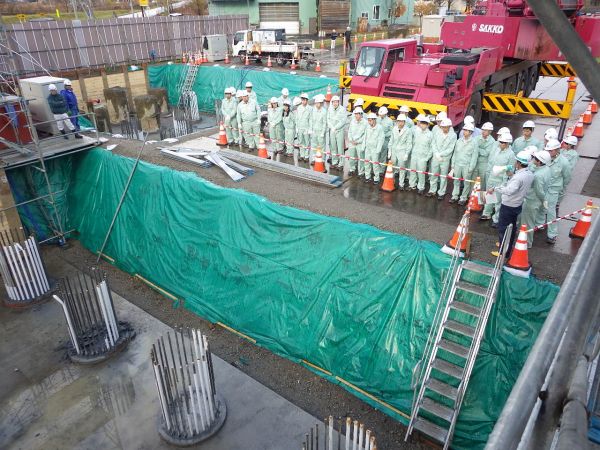 札幌工業高校土木科職業体験（北土建設）