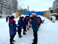 札幌ヤクルト販売_2023_雪まつり慰問