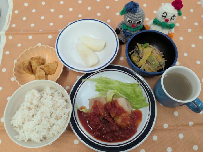 チキンソテーさっぱりトマトソース