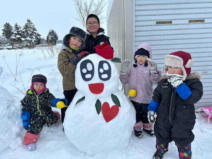 アサヒビール賞1（雪だるまフォト部門　団体の部）