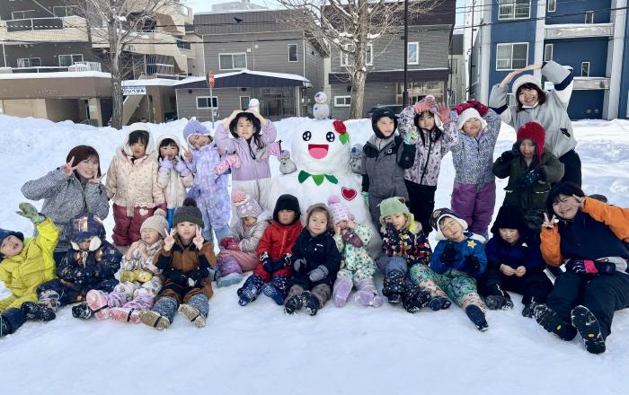 ファミリーマート賞1（雪だるまフォト部門　団体の部）