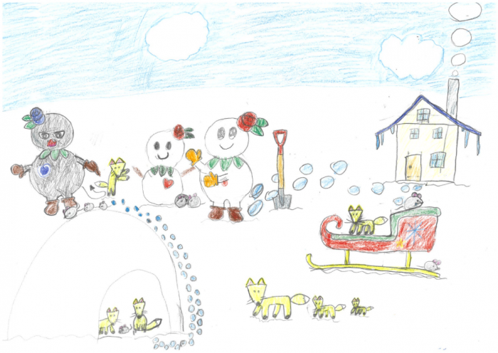 アサヒビール賞2（イラスト部門　小学生の部）