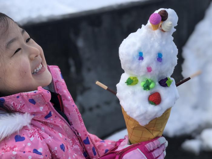 雪だるまフォト部門個人の部（ファミリーマート賞1）