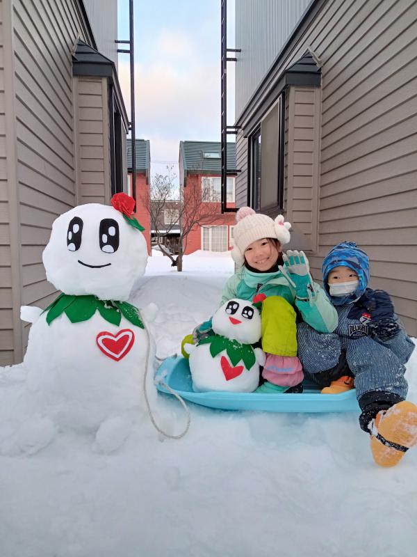 雪だるまフォト部門個人の部（ファミリーマート賞3）