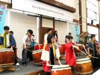 写真：札幌白石本郷和太鼓クラブの演奏の様子