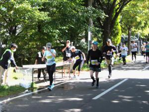 一般10キロの給水地点