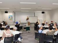 実習前に行われた食育講話の様子