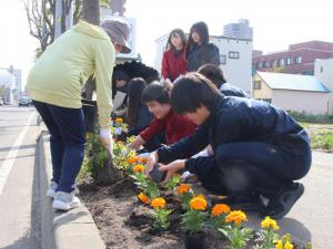 花植えボランティアの様子2