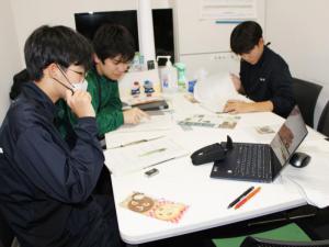 記事作成体験の様子