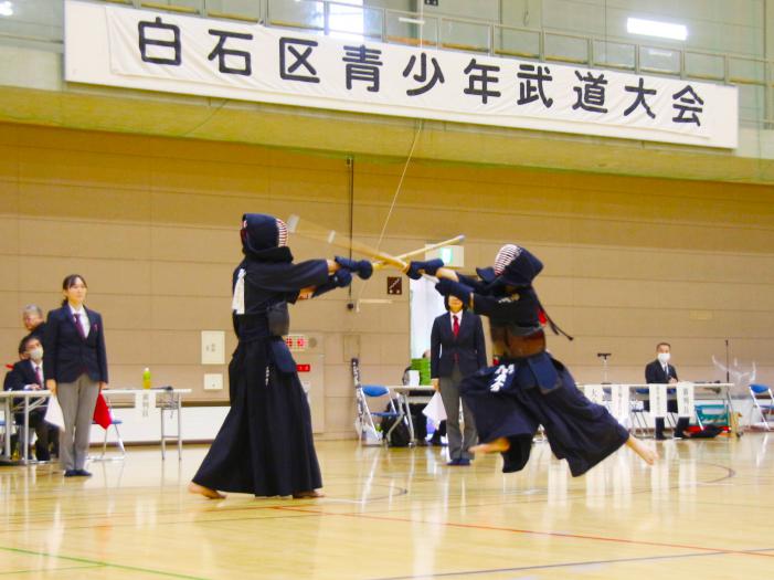 剣道の試合の様子