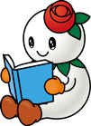 イラスト：しろっぴー読書・カラー陰影あり07