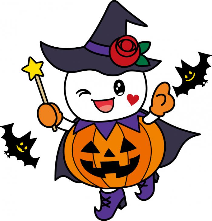 イラスト：ハロウィン・カラー陰影なし