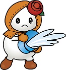 イラスト：しろっぴー消火活動・カラー陰影あり35