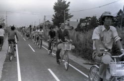 昭和49年白石サイクリングロード開通式3
