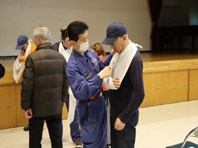 腕のつり上げの様子