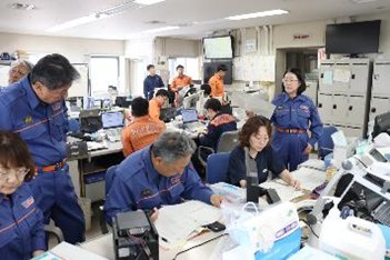 分団からの報告内容をまとめているところ
