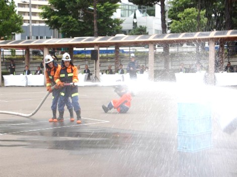消火救護訓練の写真2