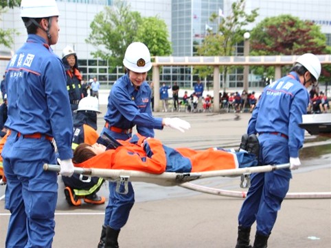 消火救護訓練の写真3