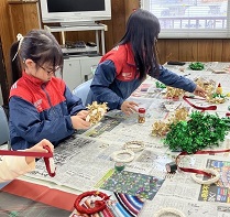 R6クリスマスカードづくりもみじ台bfc
