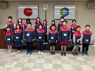 厚別中央しなの少年消防クラブ入クラブ式集合写真