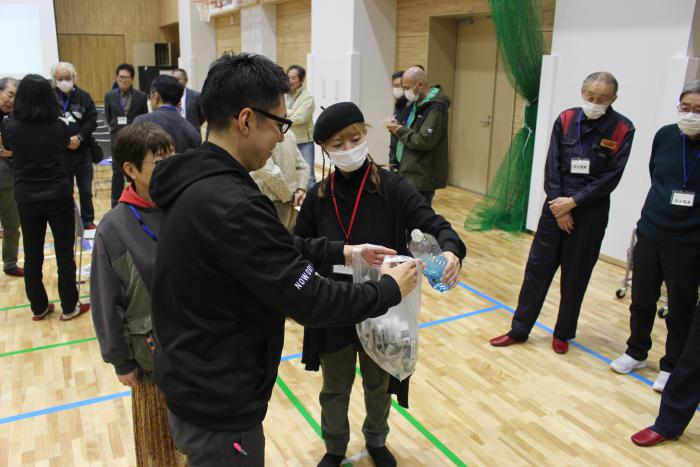 防災講習会（非常用トイレ体験2）