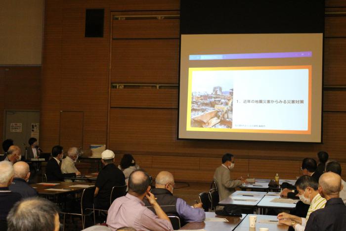 防災講習会の様子の写真