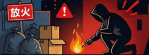 放火画像