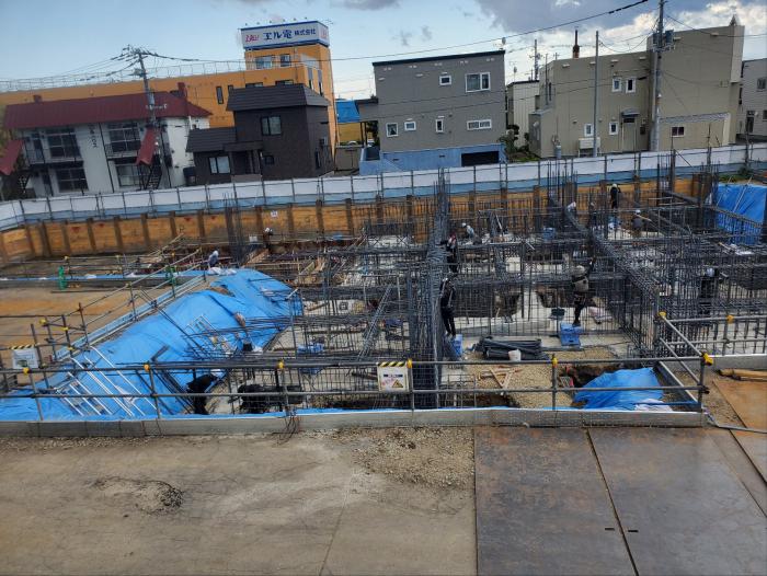 基礎配筋工事