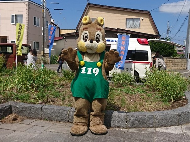 リスキューは記念撮影で大忙し!