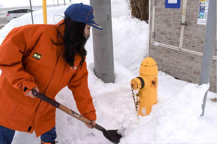 消火栓除雪