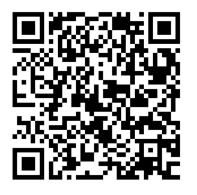 ホームタンク点検のちらしのリンク先二次元バーコード