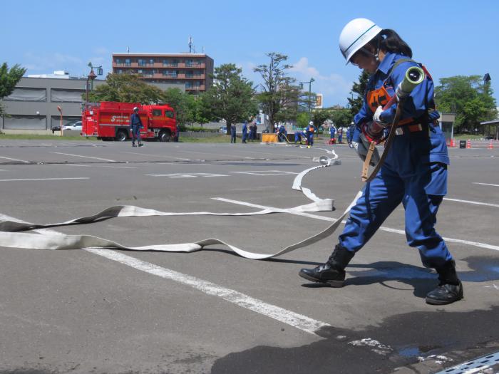 小型ポンプ操法