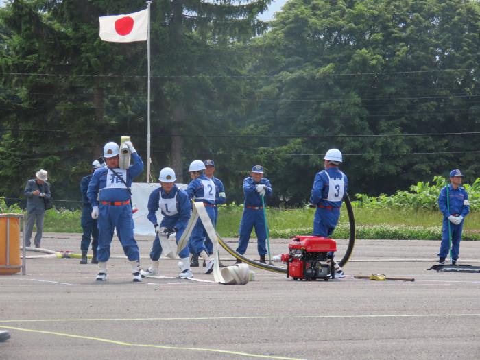 小型ポンプ操法の模様