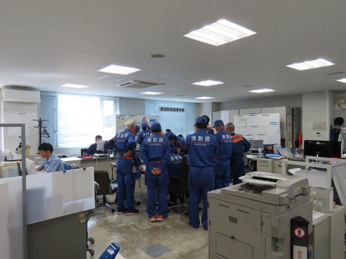 大規模災害対応訓練の模様1