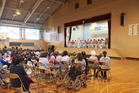 写真:令和元年新琴似緑小防火音楽教室の様子