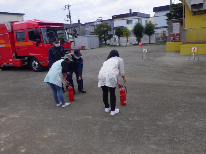 消火器取扱い訓練