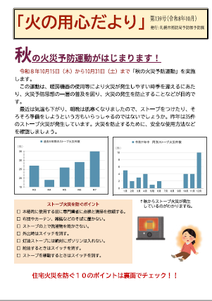 火の用心だより第139号