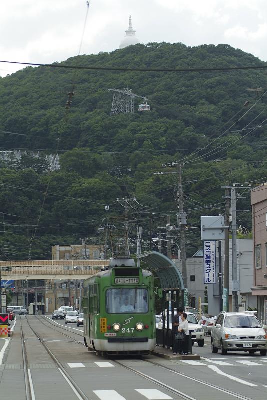 路面電車の写真