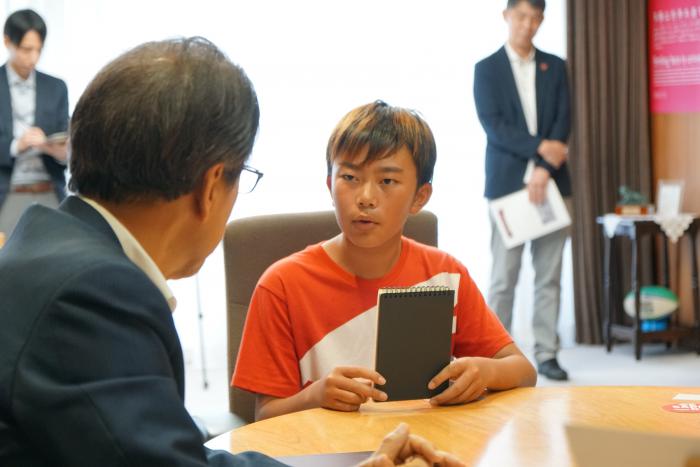子どものアップ3