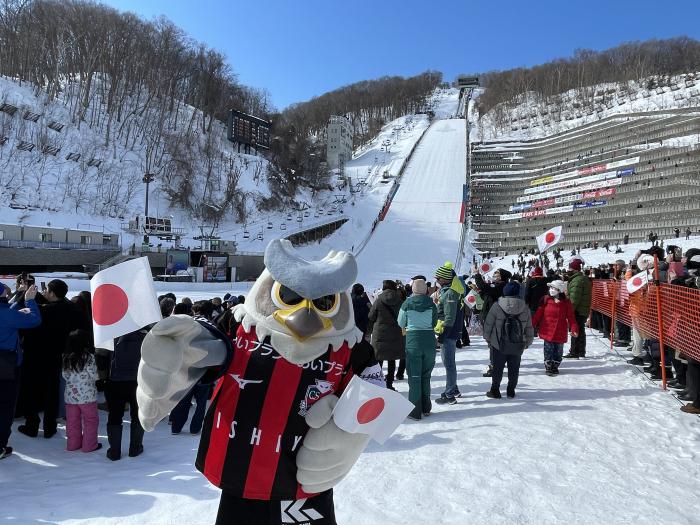 FISジャンプワールドカップ2024札幌大会（ドーレくん）