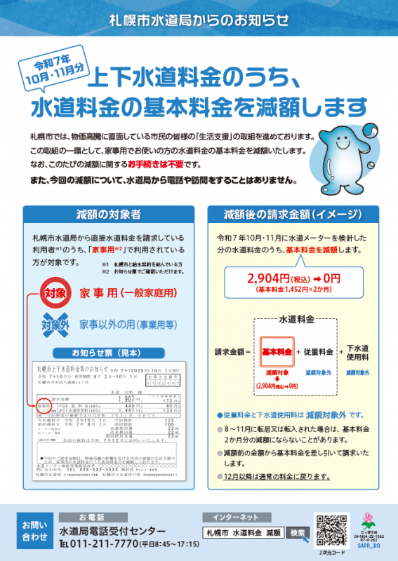 減額ポスター