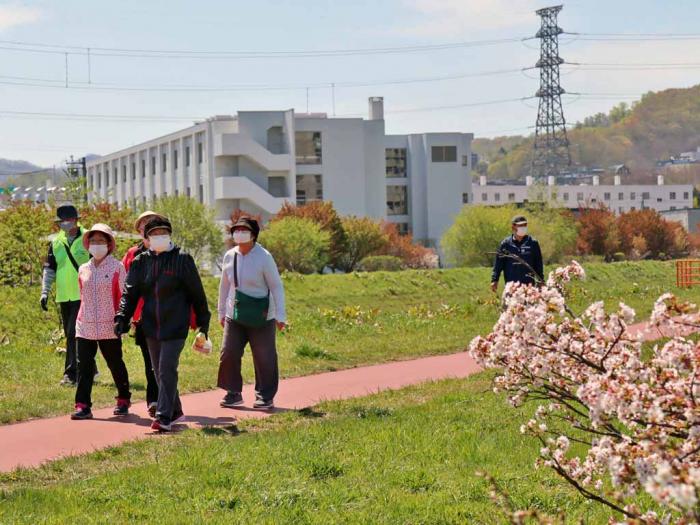 写真2:ウオーキングの様子